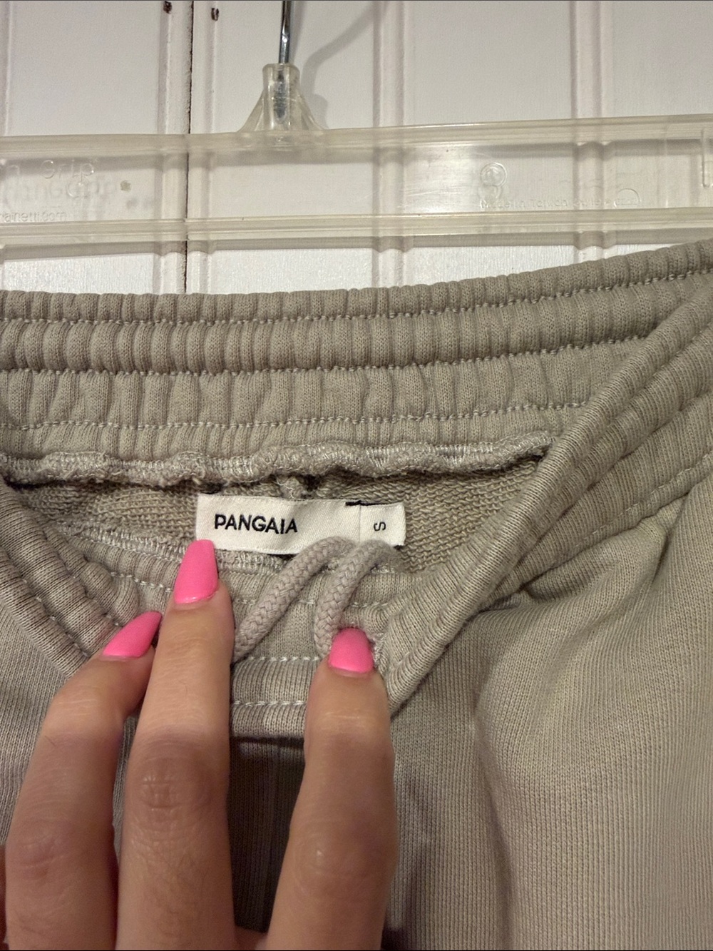 Pangaia Women's Athletic Shorts — Taupe - Picture 3 of 6